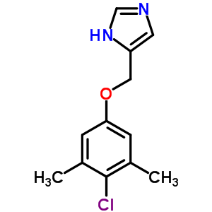 4-[(4-Chloro-3,5-dimethyl-phenoxy)methyl]-3h-imidazole Structure,40224-91-7Structure