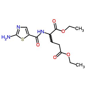 Diethyl 2-[(2-amino1,3-thiazole-5-carbonyl)amino]pentanedioate Structure,40283-47-4Structure