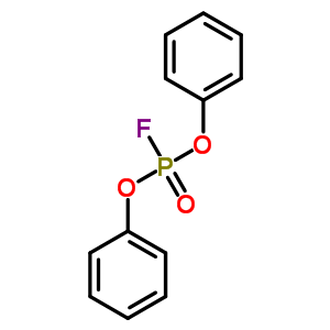 (Fluoro-phenoxy-phosphoryl)oxybenzene Structure,403-65-6Structure