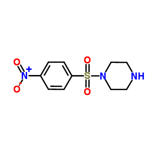 1-(4-硝基-苯磺酰基)-哌嗪盐酸盐结构式_403825-44-5结构式