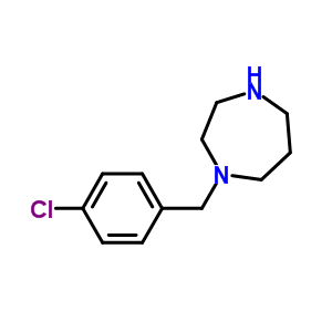 1-(4-Chlorobenzyl)-1,4-diazepane Structure,40389-65-9Structure