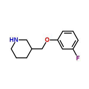 3-[(3-氟苯氧基)甲基]哌啶盐酸盐结构式_405090-68-8结构式