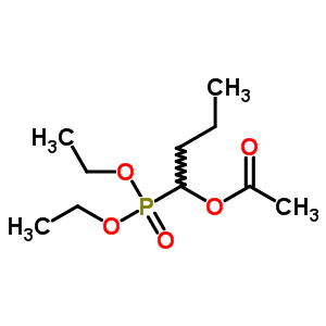 1-Diethoxyphosphorylbutyl acetate Structure,40568-81-8Structure