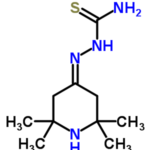 [(2,2,6,6-Tetramethyl-4-piperidylidene)amino]thiourea Structure,40645-49-6Structure