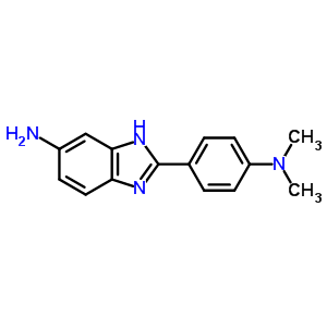 2-(4-Dimethylamino-phenyl)-1h-benzoimidazol-5-yl-amine Structure,40655-14-9Structure