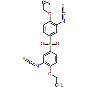 1-Ethoxy-4-(4-ethoxy-3-isothiocyanato-phenyl)sulfonyl-2-isothiocyanato-benzene Structure,40939-79-5Structure