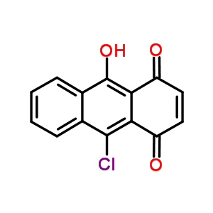 9-Chloro-10-hydroxy-anthracene-1,4-dione Structure,41099-45-0Structure