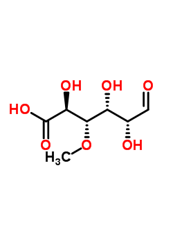 4-O-甲基-d-葡萄糖醛酸结构式_4120-73-4结构式