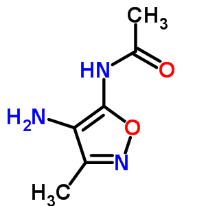 (9ci)-n-(4-氨基-3-甲基-5-异噁唑基)-乙酰胺结构式_41230-63-1结构式