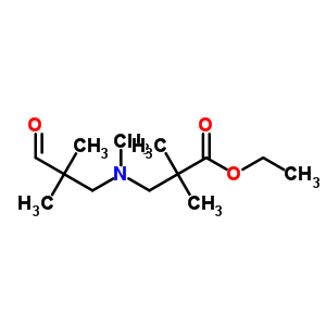 Ethyl 3-[(2,2-dimethyl-3-oxo-propyl)-methyl-amino]-2,2-dimethyl-propanoate Structure,41348-48-5Structure