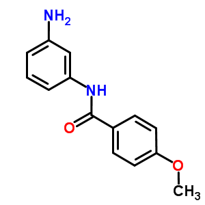 N-(3-氨基苯基)-4-甲氧基苯甲酰胺结构式_41378-23-8结构式