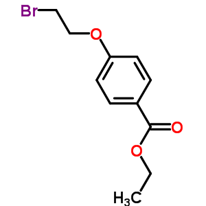 4-(2-Bromo-ethoxy)-benzoic acid ethyl ester Structure,41386-38-3Structure