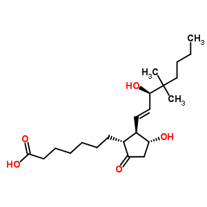 16,16-Dimethyl prostaglandin e1 Structure,41692-15-3Structure