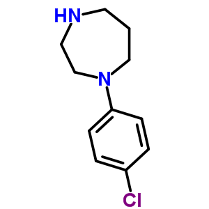 1-(4-氯苯基)-[1,4]二氮杂烷结构式_41885-98-7结构式