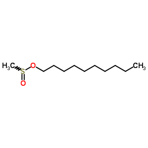 1-Methylsulfinyloxydecane Structure,41892-36-8Structure