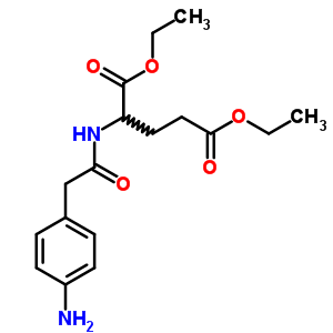 Diethyl 2-[[2-(4-aminophenyl)acetyl]amino]pentanedioate Structure,41934-84-3Structure