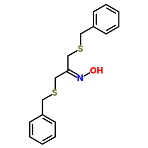 1,3-双[(苯基甲基)硫代]-2-丙酮肟结构式_4212-04-8结构式