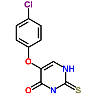 5-(4-Chlorophenoxy)-2-sulfanylidene-1h-pyrimidin-4-one Structure,42310-30-5Structure