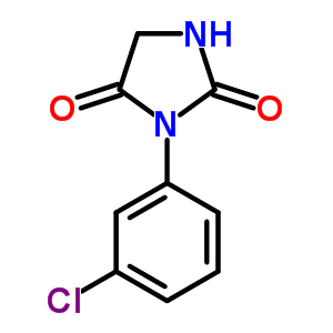 3-(3-Chlorophenyl)imidazolidine-2,4-dione Structure,42351-76-8Structure