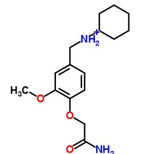 2-(4-环己基氨基甲基-2-甲氧基-苯氧基)-乙酰胺结构式_425646-58-8结构式