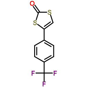 4-[4-(Trifluoromethyl)phenyl]-1,3-dithiol-2-one Structure,42573-96-6Structure