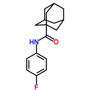 N-(4-fluorophenyl)adamantane-1-carboxamide Structure,42600-82-8Structure