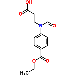 3-[(4-Ethoxycarbonylphenyl)-formyl-amino]propanoic acid Structure,4261-01-2Structure