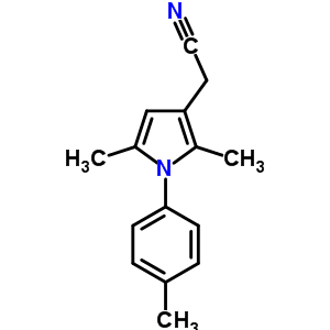 2,5-Dimethyl-1-(4-methylphenyl)-1H-pyrrol-3-yl]acetonitrile Structure,42780-50-7Structure