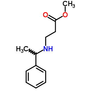 Methyl 3-(1-phenylethylamino)propanoate Structure,42792-67-6Structure