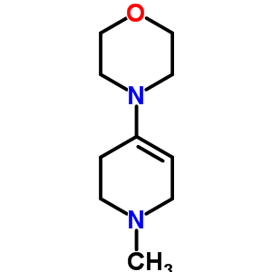 4-(1,2,3,6-Tetrahydro-1-methyl-4-pyridinyl)morpholine Structure,42833-31-8Structure