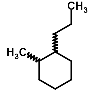 1-Methyl-2-propylcyclohexane Structure,4291-79-6Structure