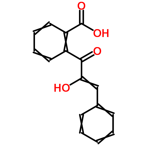 2-(2-Hydroxy-1-oxo-3-phenyl-2-propen-1-yl)benzoic acid Structure,43053-07-2Structure