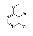 5-Bromo-4-chloro-6-methoxypyrimidine Structure,4319-88-4Structure