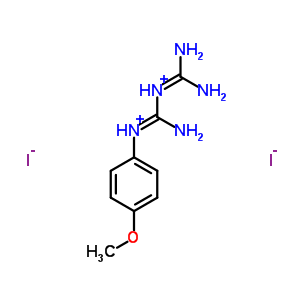 1-(对甲氧基苯基)-双胍结构式_43191-41-9结构式