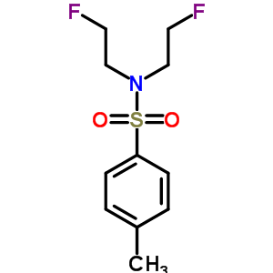 N,n-bis(2-fluoroethyl)-4-methyl-benzenesulfonamide Structure,432-92-8Structure