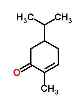 5-异丙基-2-甲基-2-环己烯-1-酮结构式_43205-82-9结构式