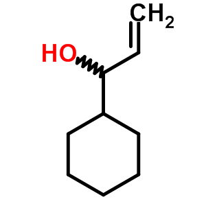 1-Cyclohexyl-2-propen-1-ol Structure,4352-44-7Structure