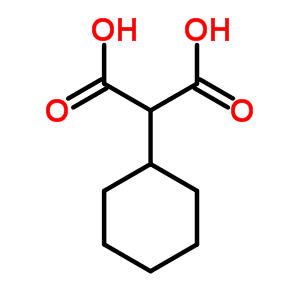 2-Cyclohexylpropanedioic acid Structure,4354-67-0Structure