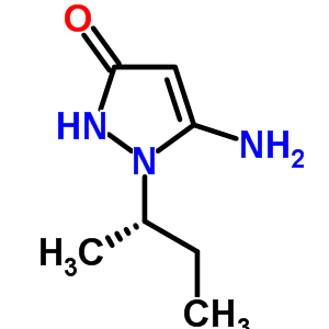 5-氨基-1-仲丁基-1H-吡唑-3-醇结构式_436088-85-6结构式