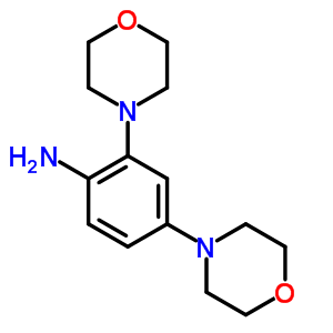 2,4-二-吗啉-4-苯胺结构式_436088-92-5结构式