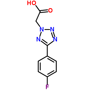 [5-(4-氟-苯基)-四唑-2-基]-乙酸结构式_436091-81-5结构式