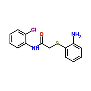 2-(2-氨基苯基磺酰基)-N-(2-氯苯基)-乙酰胺结构式_436094-41-6结构式