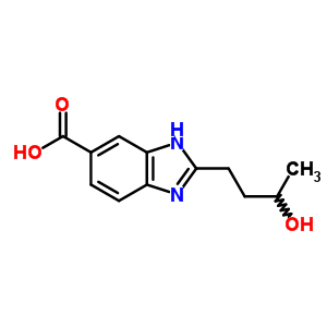 2-(3-Hydroxy-butyl)-1h-benzoimidazole-5-carboxylic acid Structure,436099-55-7Structure