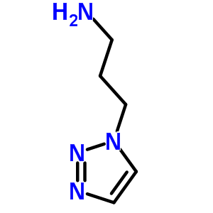 1-(3-氨基丙基)-1H-1,2,3-噻唑盐酸盐结构式_4369-58-8结构式