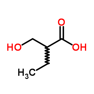 2-(羟基甲基)丁酸结构式_4374-62-3结构式