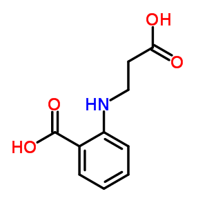 2-((2-Carboxyethyl)amino)benzoic acid Structure,4395-58-8Structure