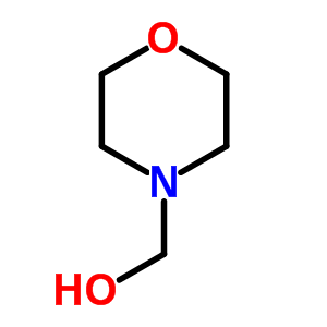 4-吗啉甲醇结构式_4432-43-3结构式