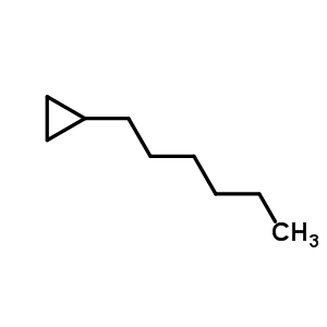 Cyclopropane,hexyl- Structure,4468-61-5Structure