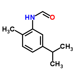 N-(2-methyl-5-propan-2-yl-phenyl)formamide Structure,4474-14-0Structure