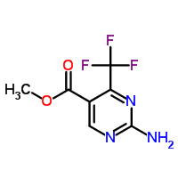 Methyl 2-amino-4-(trifluoromethyl)pyrimidine-5-carboxylate Structure,448242-52-2Structure